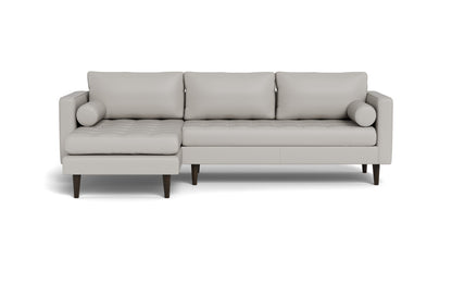 Ladybird 102" Leather Left Chaise Sectional - Tribeca Chelsea