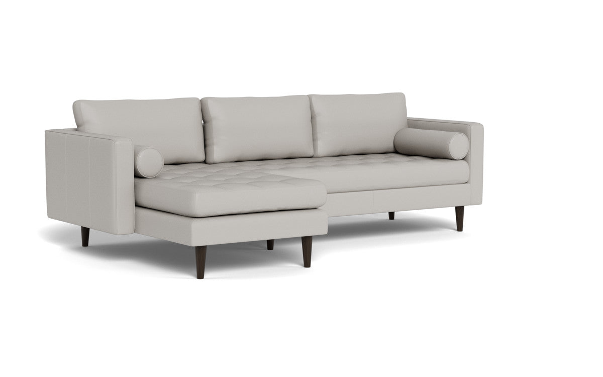 Ladybird 102" Leather Left Chaise Sectional - Tribeca Chelsea