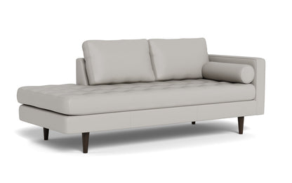 Ladybird 82" Leather RAF Stand Alone Chaise - Tribeca Chelsea