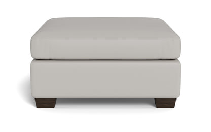 Track Leather Cocktail Ottoman - Tribeca Chelsea