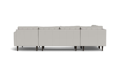 Wallace 131" Leather Corner Sectionals w. Right Chaise - Tribeca Chelsea