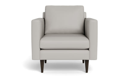 Wallace 34" Leather Untufted Arm Chair - Tribeca Chelsea