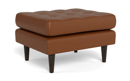 Ladybird Leather Ottoman - Tribeca Chestnut