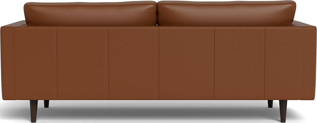 Ladybird 88" Leather Sofa - Tribeca Chestnut