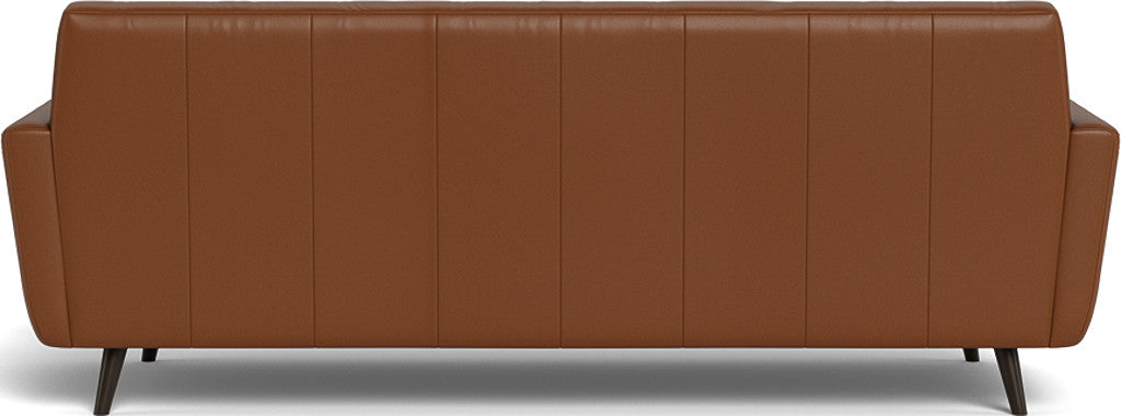 Lamar 96" Leather Estate Sofa - Tribeca Chestnut