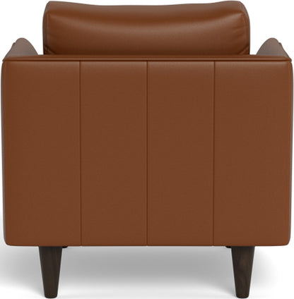 Rainey 35" Leather Arm Chair - Tribeca Chestnut