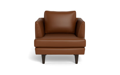 Rainey 35" Leather Arm Chair - Tribeca Chestnut