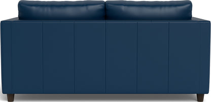 Ladybird 54" Leather Twin Sleeper - Tribeca Cobalt