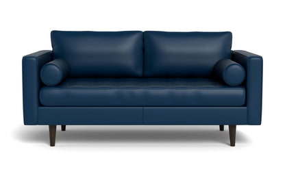 Ladybird 72" Leather Loveseat - Tribeca Cobalt