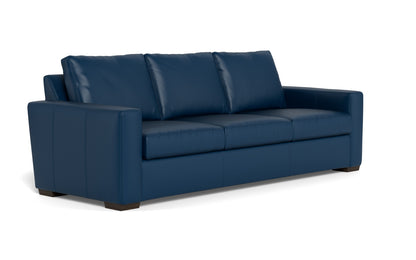 Mesa 101" Leather Estate Sofa - Tribeca Cobalt