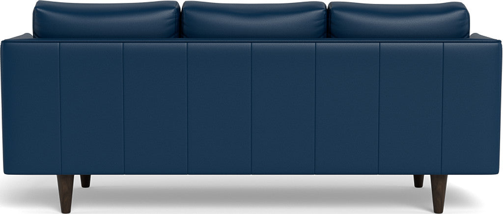 Rainey 83" Leather Sofa - Tribeca Cobalt