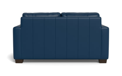 Track 62" Leather Twin Sleeper - Tribeca Cobalt
