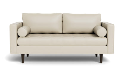 Ladybird 72" Leather Loveseat - Tribeca Cream