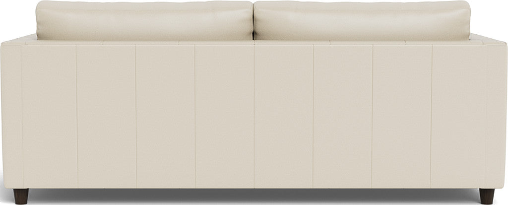 Ladybird 88" Leather Queen Sleeper - Tribeca Cream