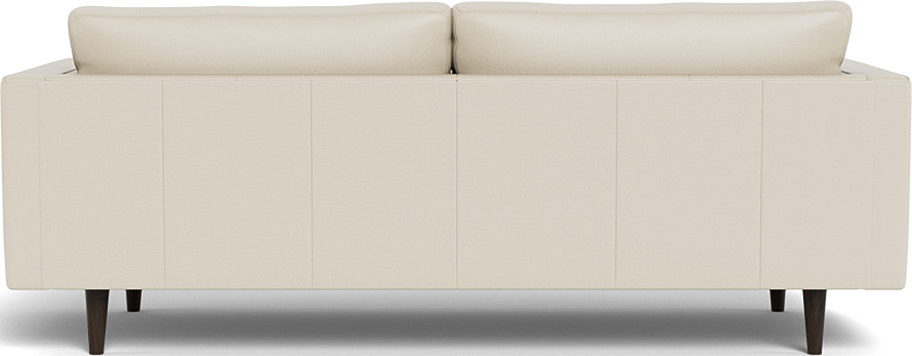 Ladybird 88" Leather Sofa - Tribeca Cream