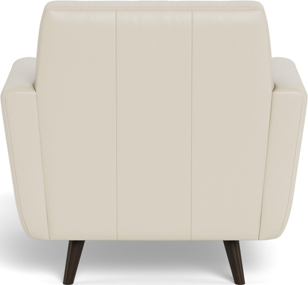 Lamar 42" Leather Arm Chair - Tribeca Cream