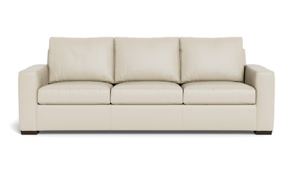 Mesa 101" Leather Estate Sofa - Tribeca Cream