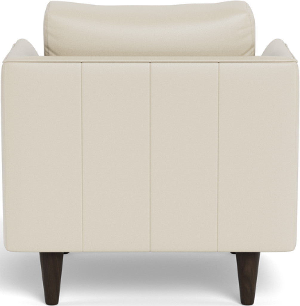 Rainey 35" Leather Arm Chair - Tribeca Cream