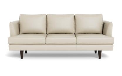 Rainey 83" Leather Sofa - Tribeca Cream