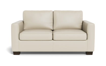 Track 62" Leather Twin Sleeper - Tribeca Cream