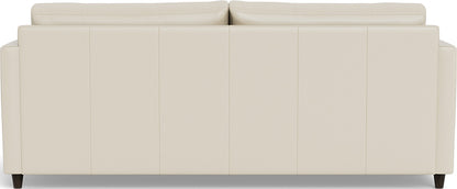 Wallace 74" Leather Untufted Queen Sleeper Sofa - Tribeca Cream