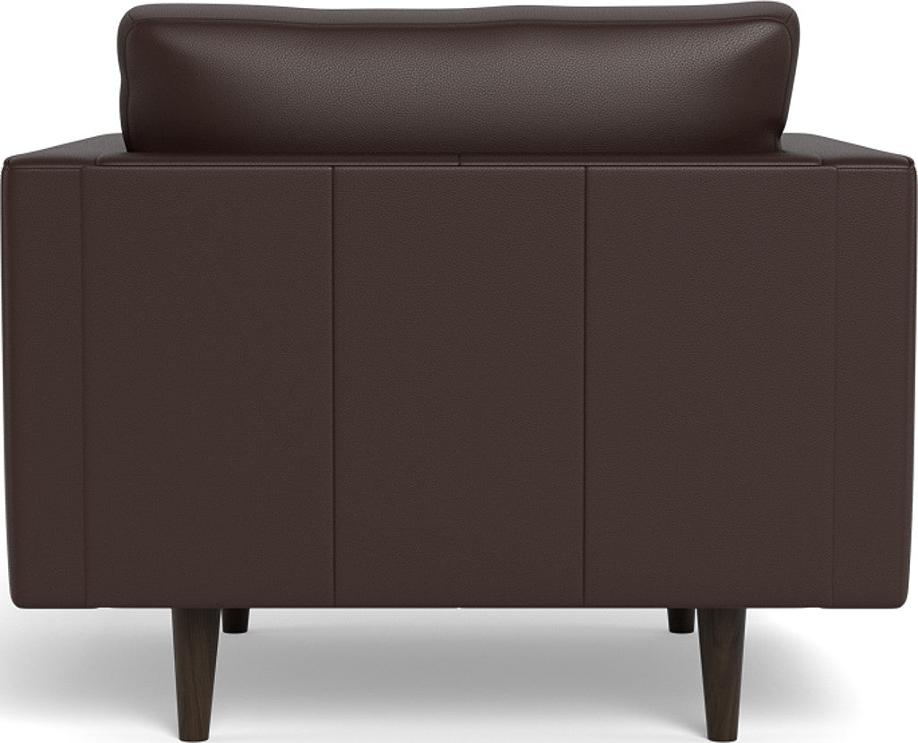 Ladybird 42" Leather Arm Chair - Tribeca Espresso