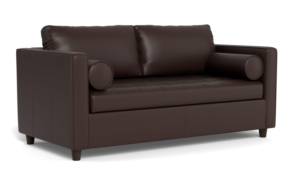 Ladybird 54" Leather Twin Sleeper - Tribeca Espresso