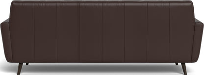 Lamar 96" Leather Estate Sofa - Tribeca Espresso