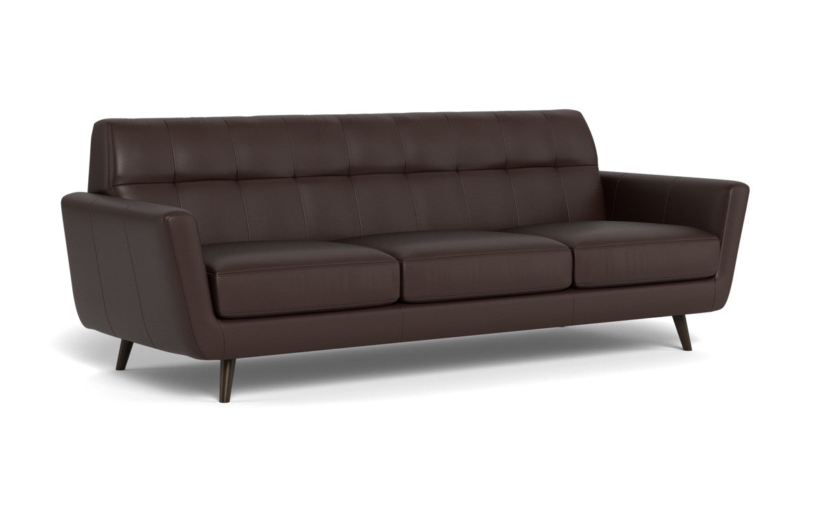 Lamar 96" Leather Estate Sofa - Tribeca Espresso