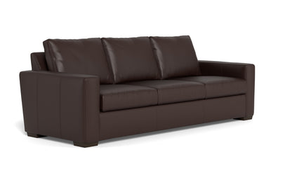 Mesa 101" Leather Estate Sofa - Tribeca Espresso