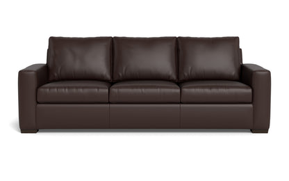 Mesa 101" Leather Estate Sofa - Tribeca Espresso