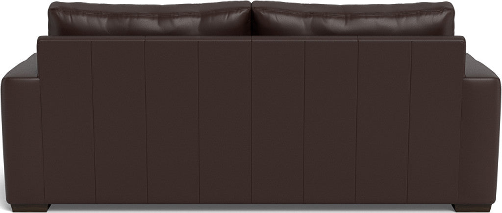 Mas Mesa 88" Deep Leather Sofa - Tribeca Espresso