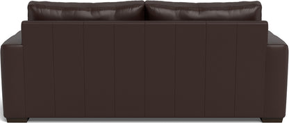 Mas Mesa 88" Deep Leather Sofa - Tribeca Espresso