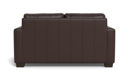 Track 62" Leather Twin Sleeper - Tribeca Espresso