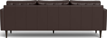 Wallace 98" Leather Estate Sofa - Tribeca Espresso