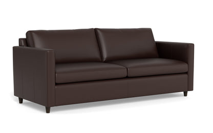 Wallace 74" Leather Untufted Queen Sleeper Sofa - Tribeca Espresso