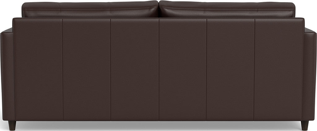 Wallace 74" Leather Untufted Queen Sleeper Sofa - Tribeca Espresso