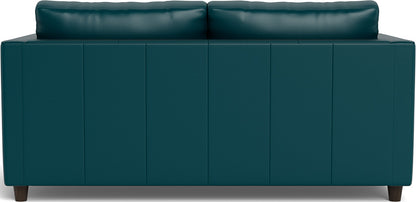 Ladybird 54" Leather Twin Sleeper - Tribeca Lagoon