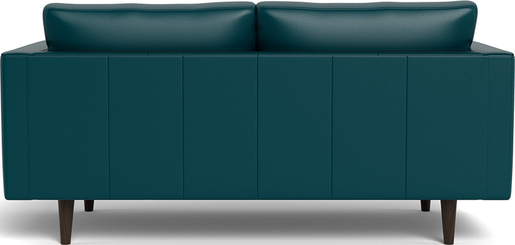 Ladybird 72" Leather Loveseat - Tribeca Lagoon