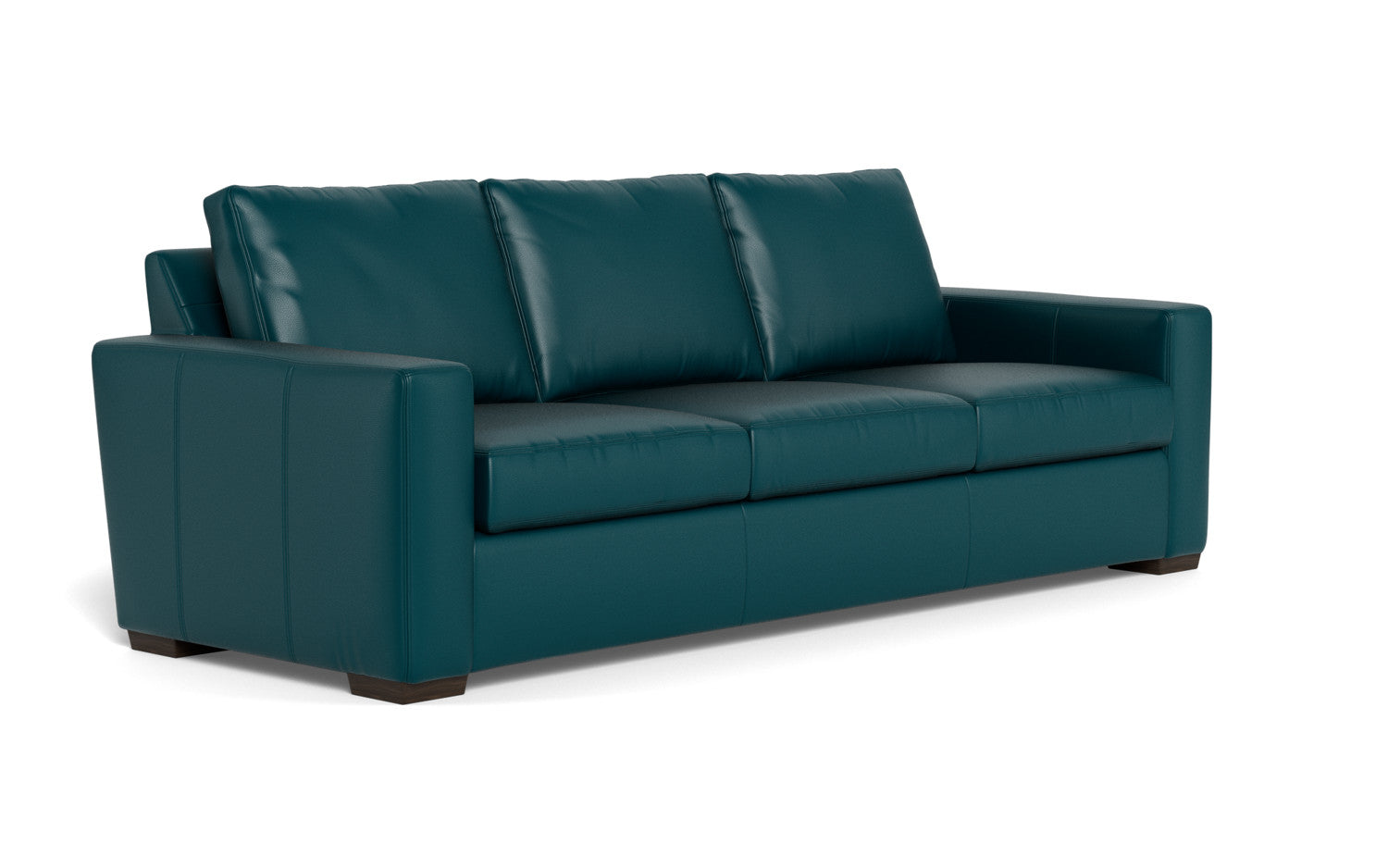 Mesa 101" Leather Estate Sofa - Tribeca Lagoon