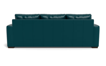 Mesa 101" Leather Estate Sofa - Tribeca Lagoon