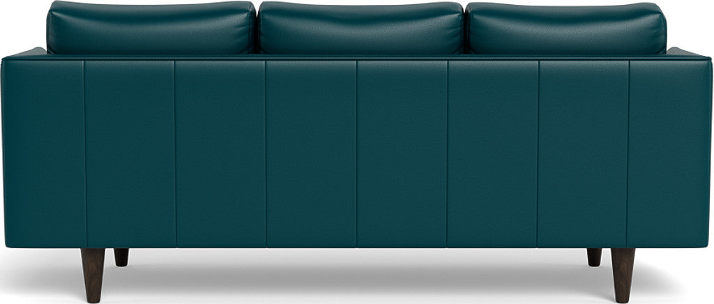 Rainey 83" Leather Sofa - Tribeca Lagoon