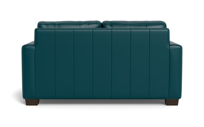 Track 62" Leather Twin Sleeper - Tribeca Lagoon