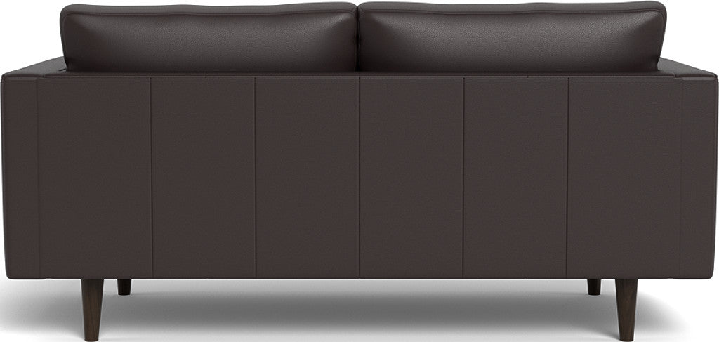 Ladybird 72" Leather Loveseat - Tribeca Quarry