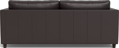 Ladybird 88" Leather Queen Sleeper - Tribeca Quarry