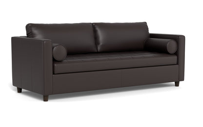 Ladybird 88" Leather Queen Sleeper - Tribeca Quarry