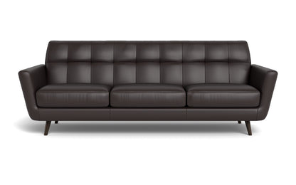 Lamar 96" Leather Estate Sofa - Tribeca Quarry