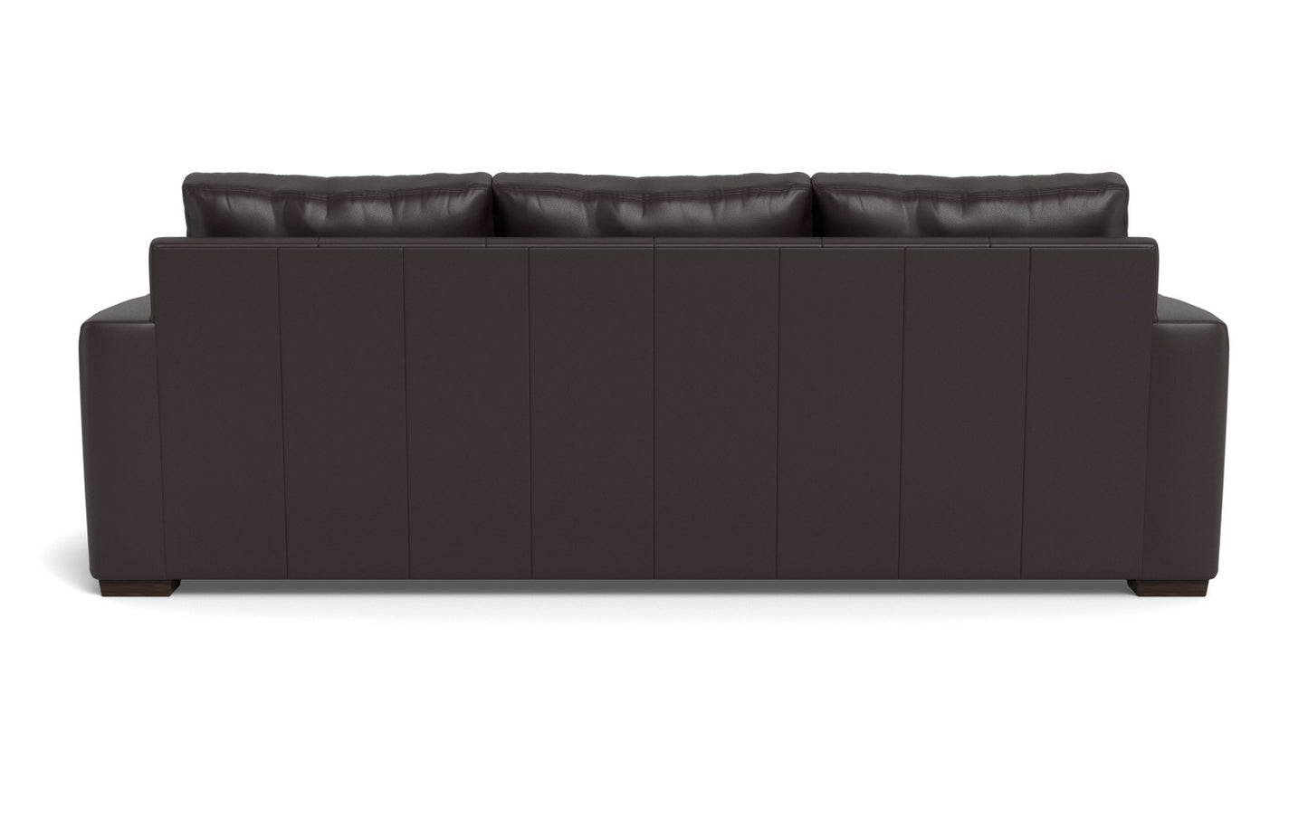 Mesa 101" Leather Estate Sofa - Tribeca Quarry