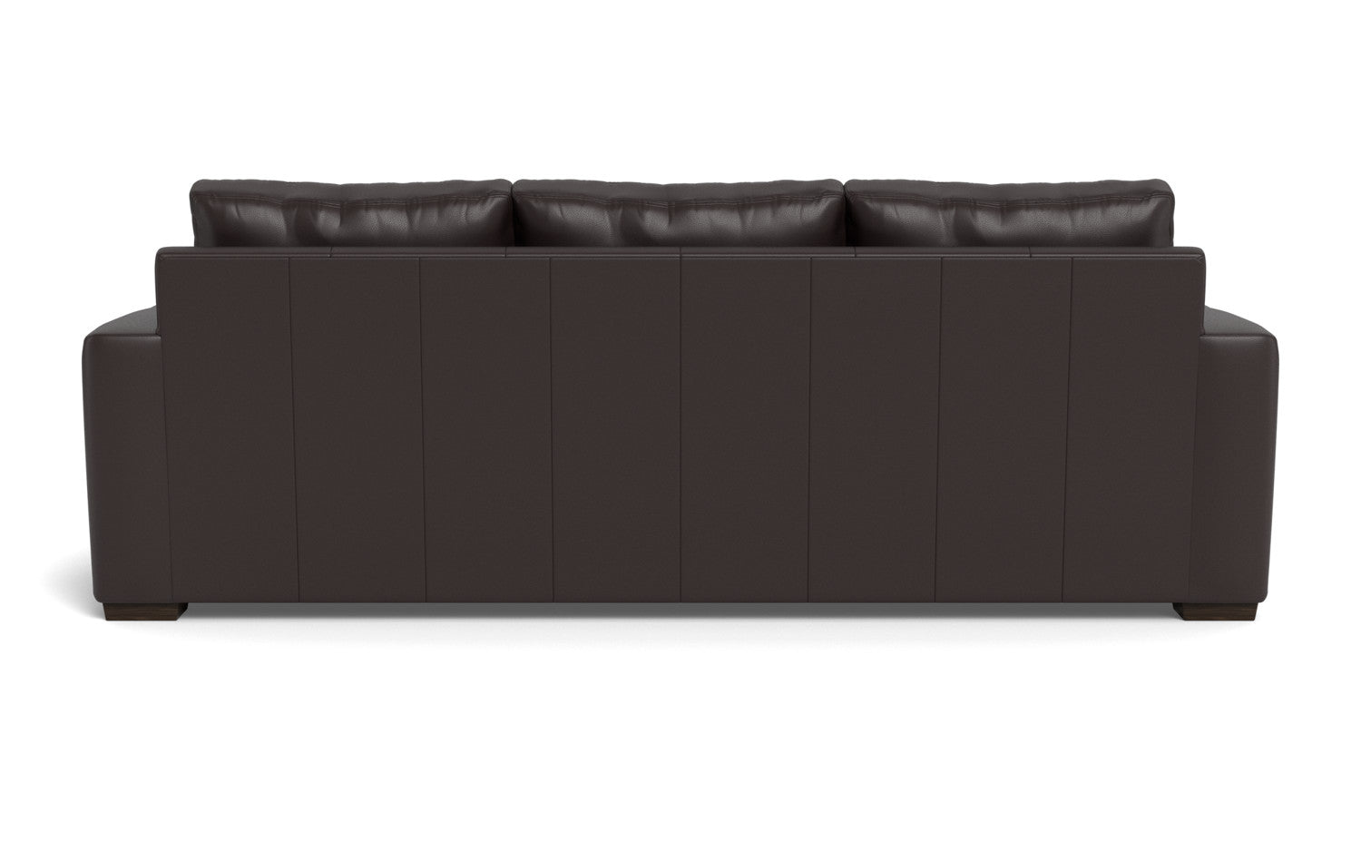 Mesa 101" Leather Estate Sofa - Tribeca Quarry