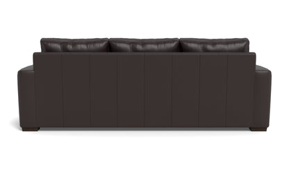 Mesa 101" Leather Estate Sofa - Tribeca Quarry